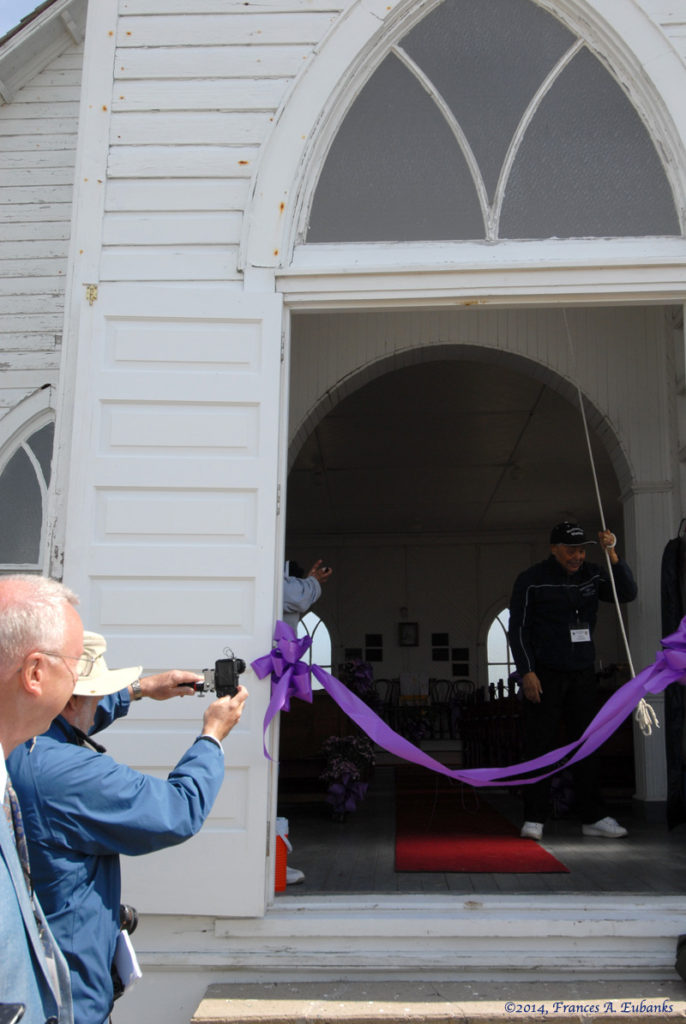 Carter Rings Church Bell to Begin 100th Anniversary Program